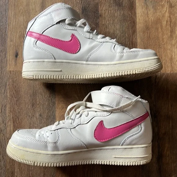 Custom bling Nike Air Force ones high top size mens 7 - Picture 3 of 8